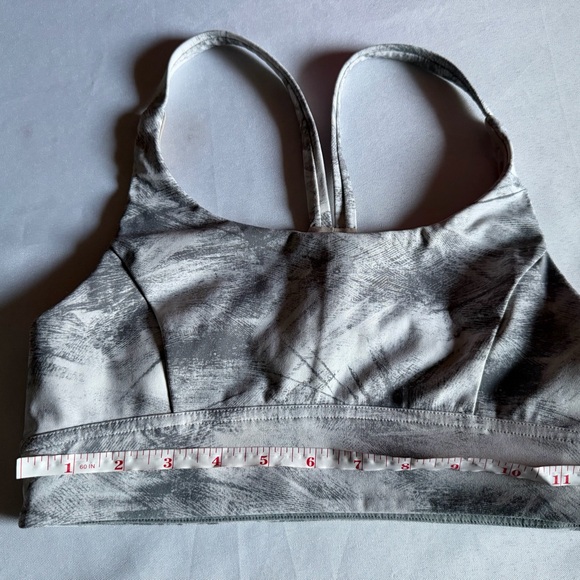 Lululemon Athletica Gray Patterned Sports Bra - Picture 3 of 5